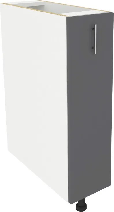 Benita Antracit-Fehér 20x50x80 cm N