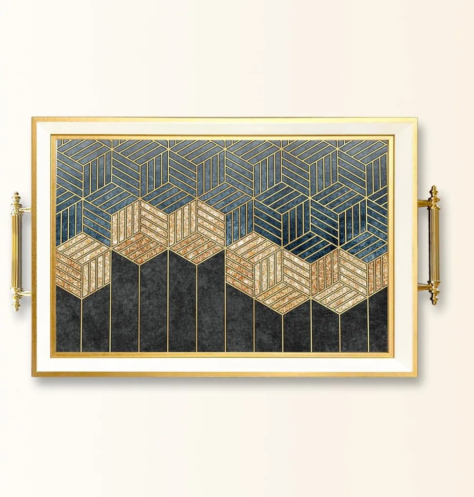 Üveg tálca, 38×24 cm – TPB9845