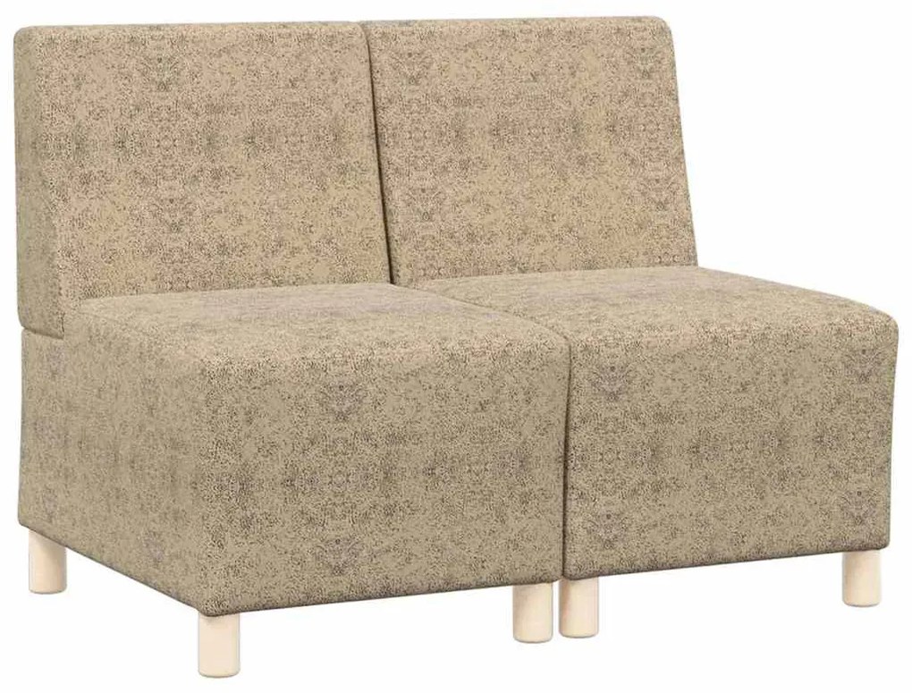 Fotel 2 pcs Világosszürke 55 x 74 x 82 cm Műbőr velúr