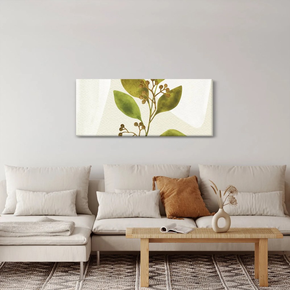 Kép - Akvarell ág N⁰1 (120x50 cm)