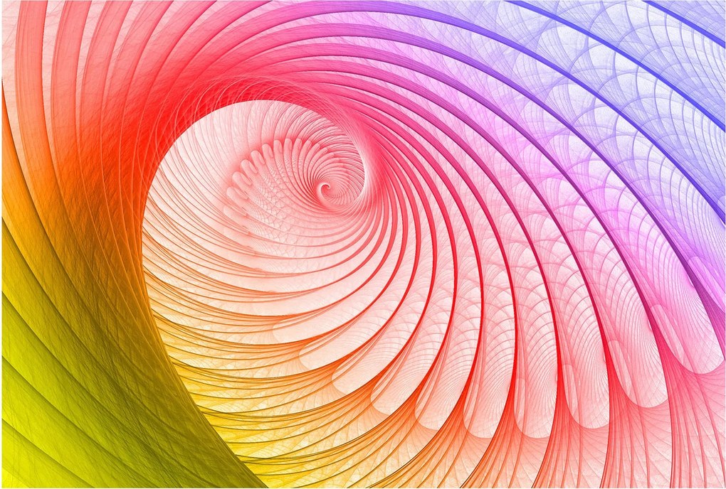 Flizelin fotótapéta Absztrakt és geometria stílus a nappaliba 254x184 +ragasztó