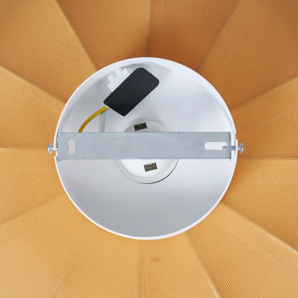 Japandi mennyezeti lámpa, arany, 37 cm - Plu Asyesha