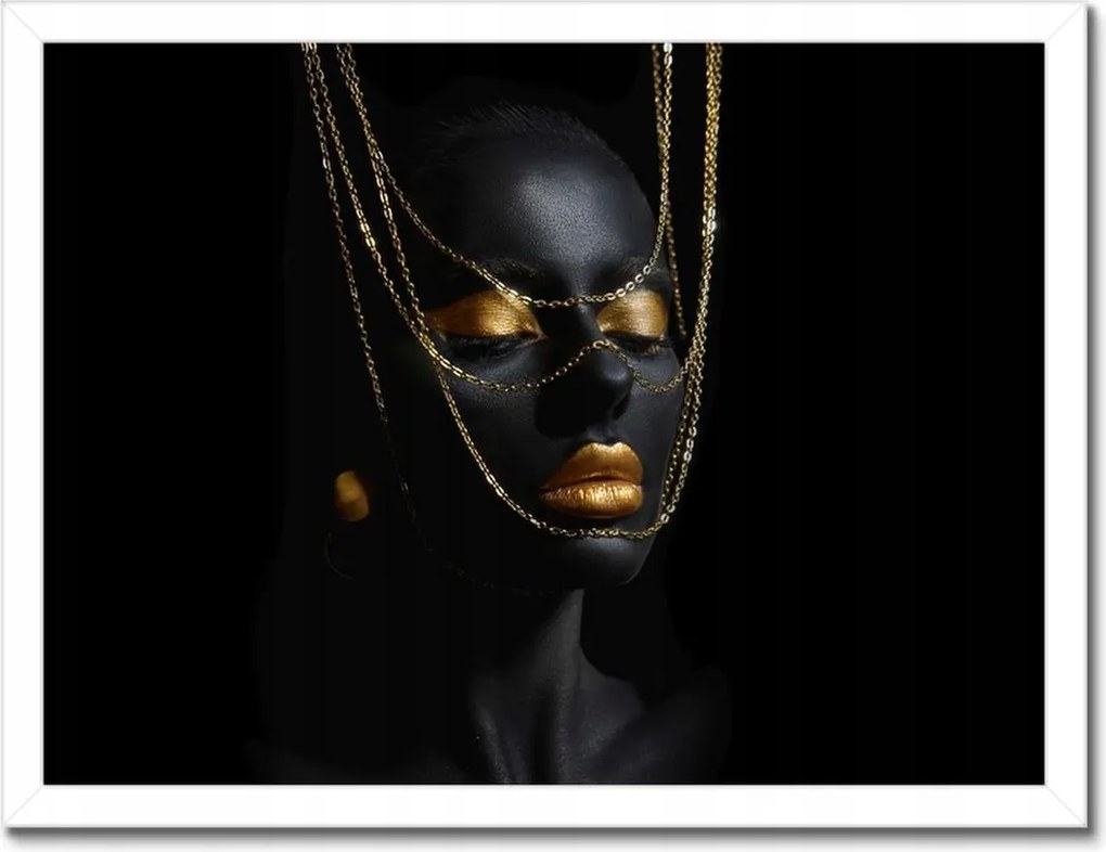 Poszterek keretben 40x30 Arannyal bevont fej