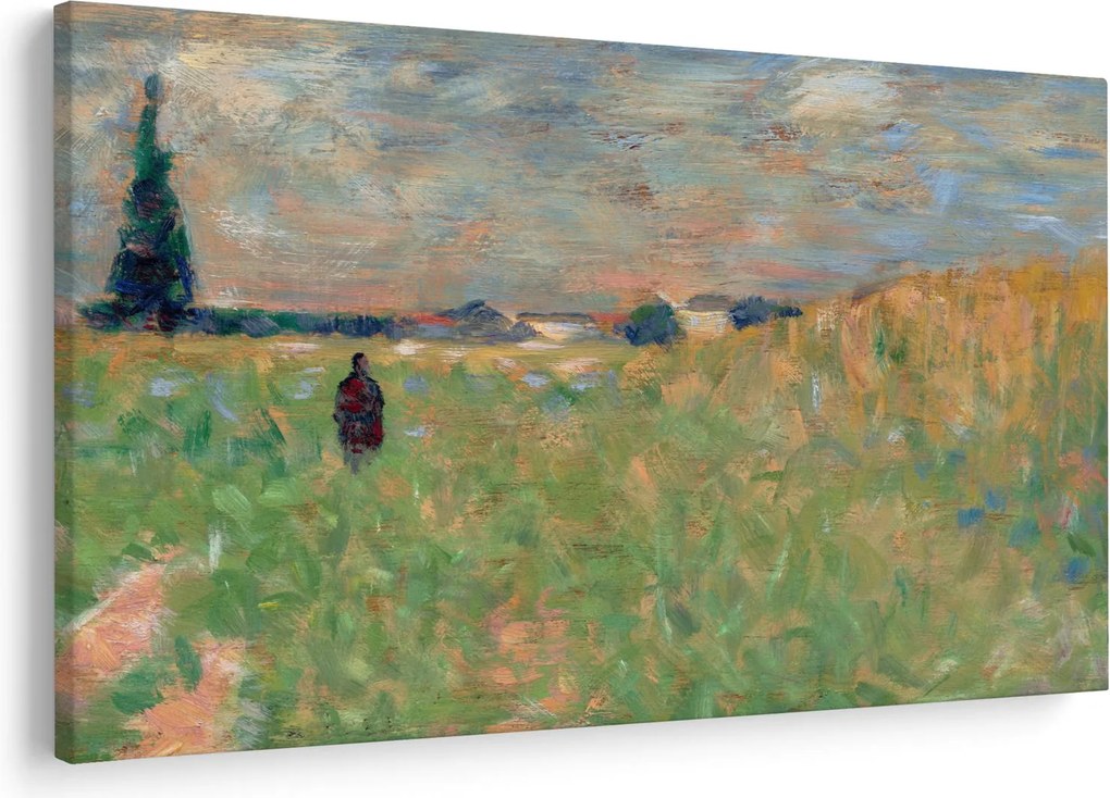 Kép - Georges Seurat, A Summer Landscape, reprodukciók (90x60 cm)
