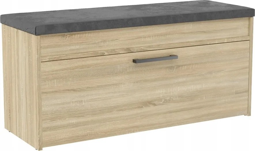 Cipősszekrény Parma Ülőke Tárolórekesz Sonoma Tölgy