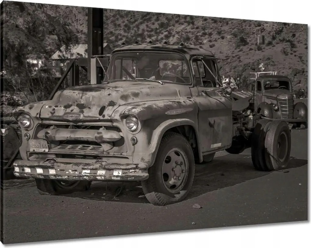 Vászonkép 100x70 Amerikai teherautó