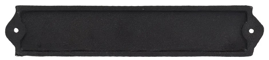 Öntöttvas falitábla 26x5 cm Beware of the Cat – Esschert Design