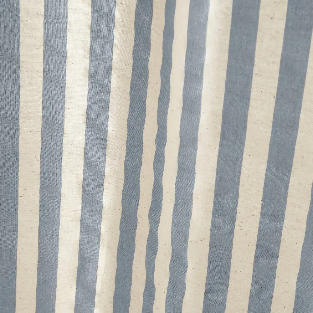 Kék fényáteresztő függöny 140x183 cm Zanzibar Stripe – Pineapple Elephant
