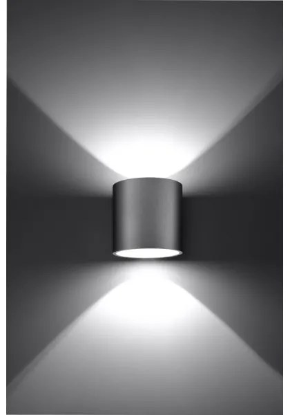 Sollux SL.0049 - Fali lámpa ORBIS 1 1xG9/40W/230V szürke