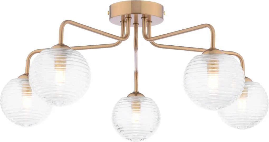 Dar Lighting Feya FEY0563-08 Plafonlámpa 5x40w/g9 ip20