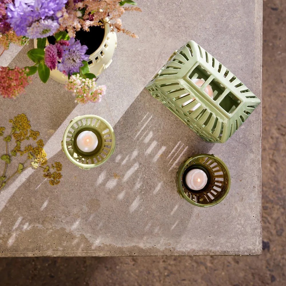 Kerámia gyertyatartó Orangery – Kähler Design