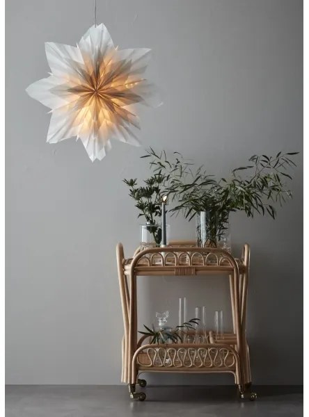 Markslöjd 705835 - Karácsonyi dekoráció NEELA 1xE14/25W/230V átm. 60 cm szürke