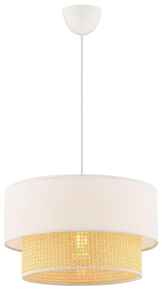 Kábelcsillár ECHO 1xE27/60W/230V krémszínű/bézs