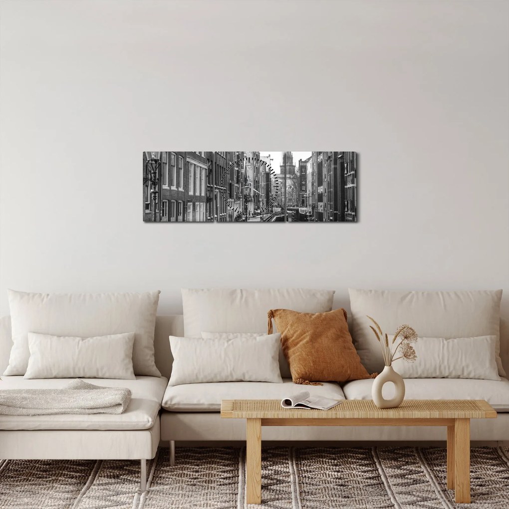 Kép - Hollandia (órával) (90x30 cm)