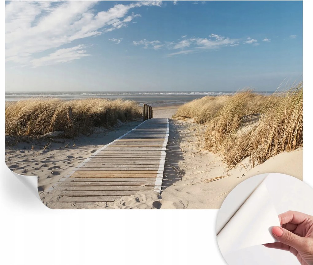Modern öntapadós fotótapéta Mosható tengeri ösvény 208x146 cm