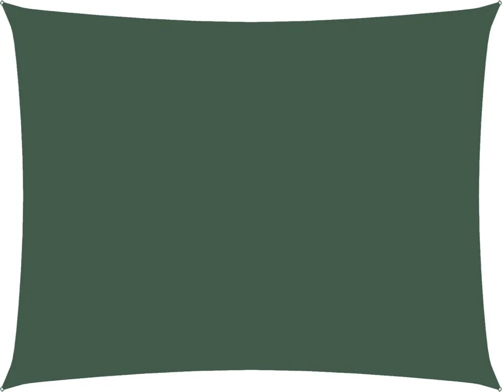 vidaXL sötétzöld téglalap alakú oxford-szövet napvitorla 2,5 x 3,5 m
