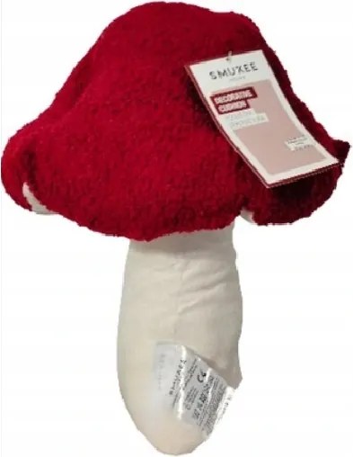 Smukee Díszpárna Gomba Bordó 36 cm