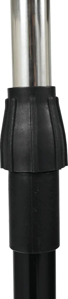 Görgős ruhaálvány, rozsdamentes fém/fekte műanyag, DOLFO NEW