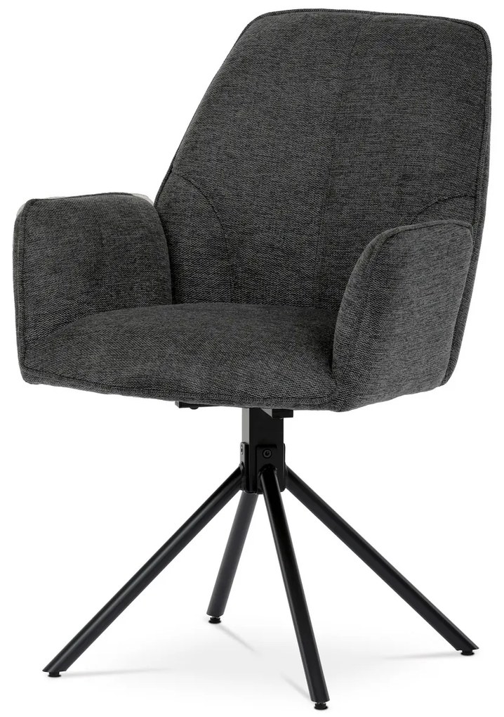 HC-522 GREY2 étkezőszék-készlet visszatolómechanizmussal, 2 db