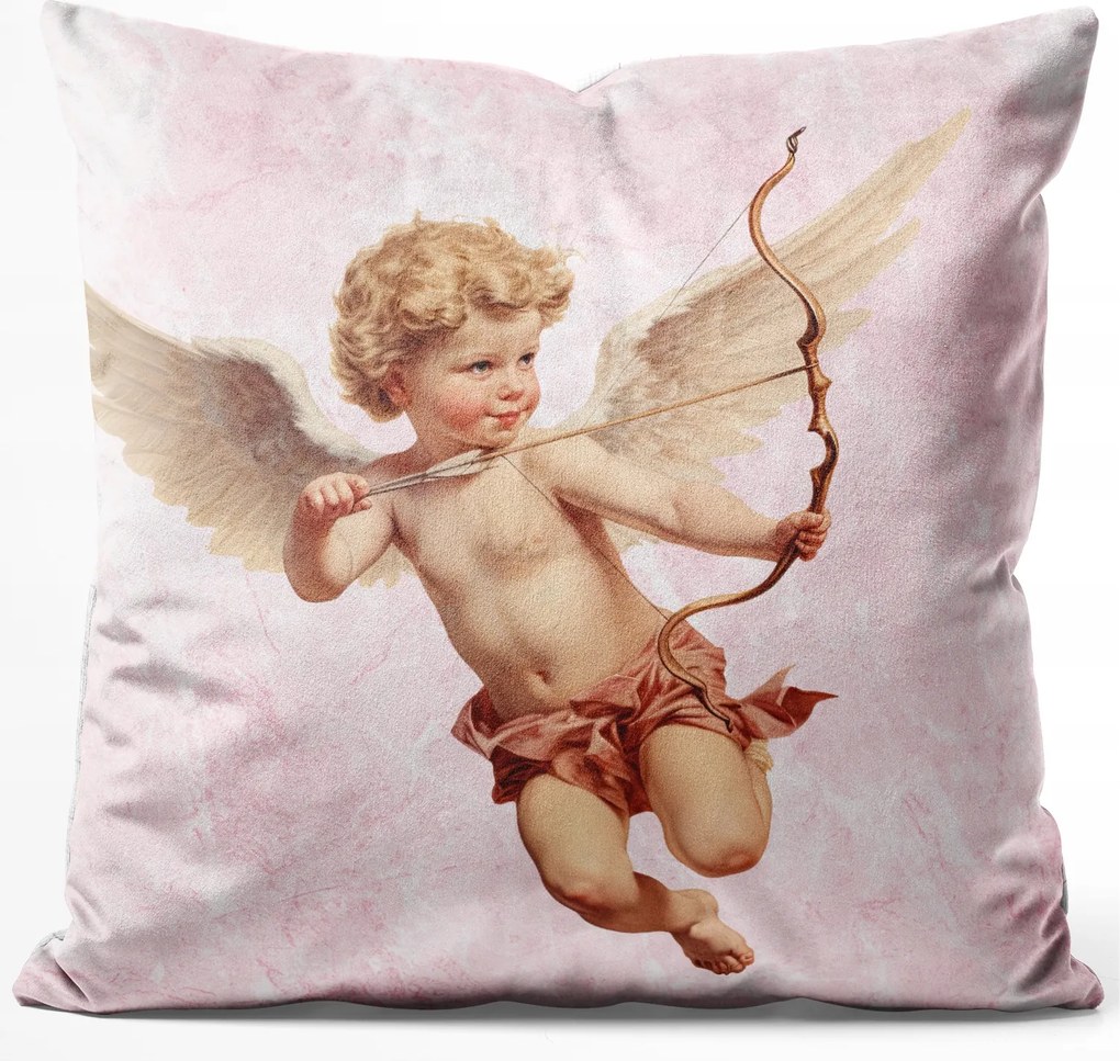 Valentin Napi Párnahuzat Velvet Velúr 40x40cm párna