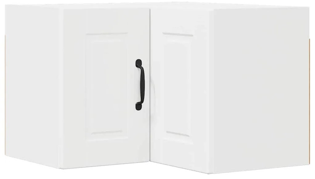 vidaXL Konyhaszekrény polcokkal ajtóval Fehér 57 x 57 x 40 cm Faanyag