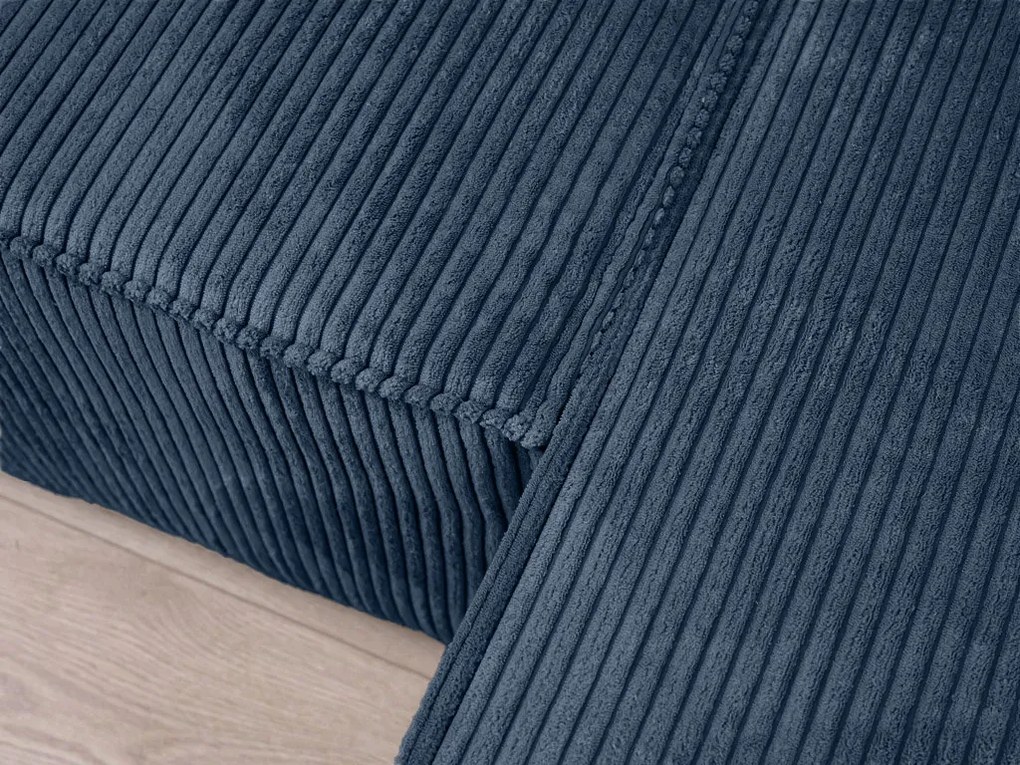 U alakú ülőgarnitúra SMART COSARO 295x140 cm, sötétkék