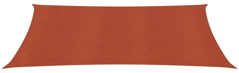 terrakotta HDPE napvitorla 160 g/m² 2 x 4 m