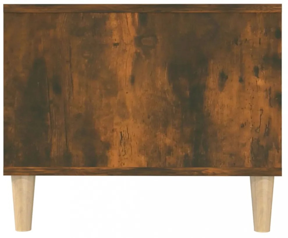 füstös tölgy színű szerelt fa dohányzóasztal 102 x 50 x 40 cm