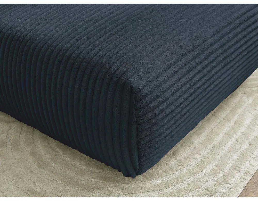 Sötétkék kordbársony lábtartó Lucien – Bobochic Paris