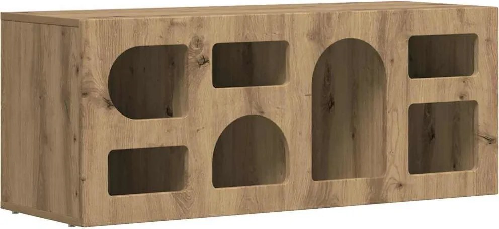 vidaXL TV szekrény Artisan tölgy 100 x 35 x 40 cm Faanyag