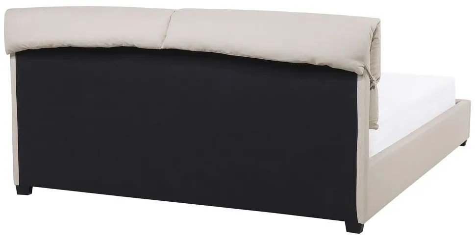 Franciaágy 180 cm BELLA (ágyráccsal) (bézs). 1007172