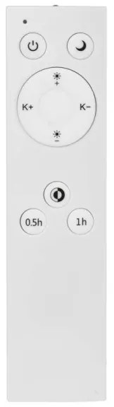 LED Dimmelhető mennyezeti lámpa LED/24W/230V + távirányító kerek