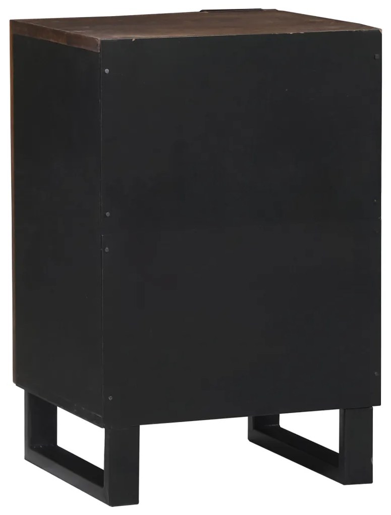 vidaXL Fürdőszobai mosdószekrény ajtóval Dió 38 x 33,5 x 58 cm Faanyag