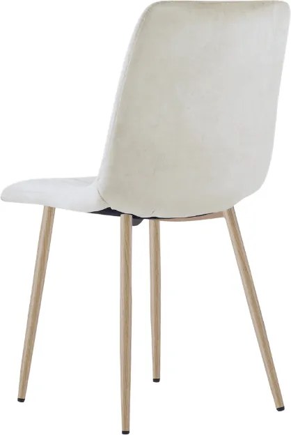 Bézs bársony szék LAVA CAMEL BEIGE