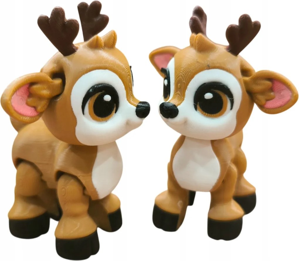 Mozgatható Rénszarvas Figura Rénszarvas Karácsonyi Dekoráció Mikulás Ajándék