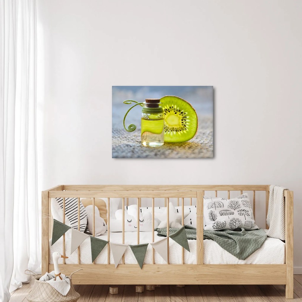 Kép - szeletelt kivi részlete (70x50 cm)