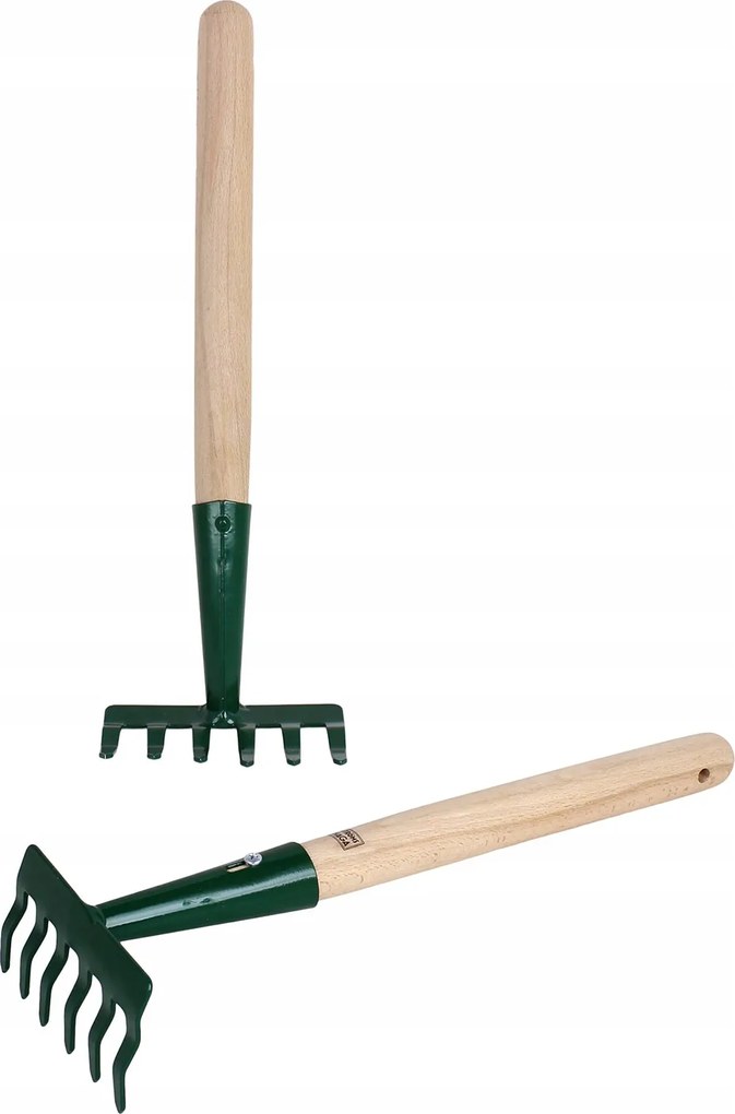 Gereblye Kézi Gereblye acél gyep levelek kerti fa szár