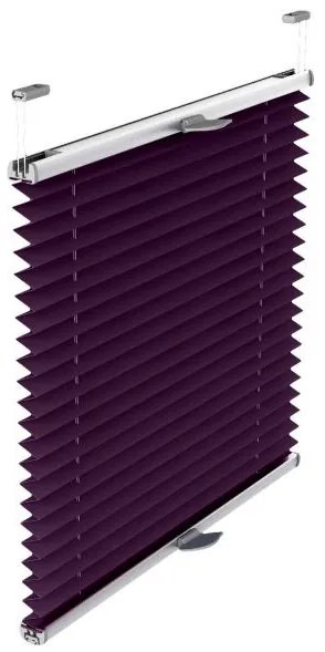 Gario Pliszé függöny Standard Sötét áfonya Szélesség: 79 cm