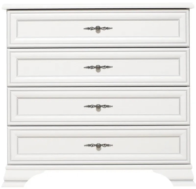 KENTAK KOM4S komód, alpesi fehér