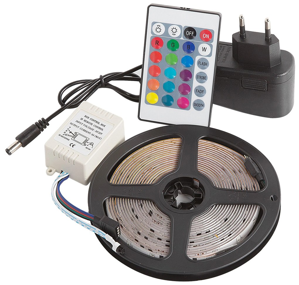 Dekoratív Fehér Bőr Vízágy LED Világítással 140 x 200 cm NANTES Beliani