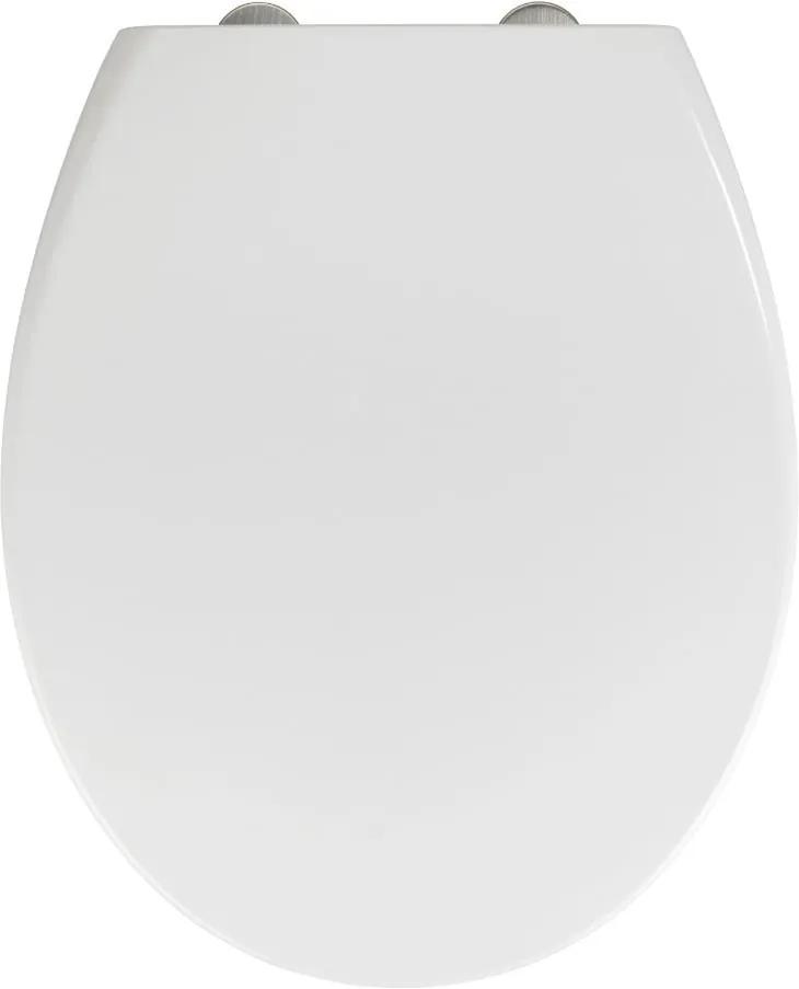 Delos fehér duroplast könnyen nyitható WC-ülőke - Wenko