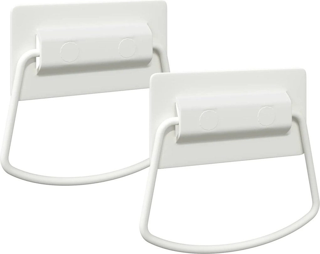 vidaXL Szekrény Fogantyúk 2 pcs Fehér 85 x 45 mm Fém
