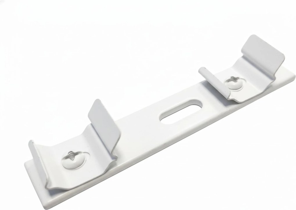 Dupla Konzol Alumínium Mennyezeti Sín Függönykarnishoz, Fehér Szín