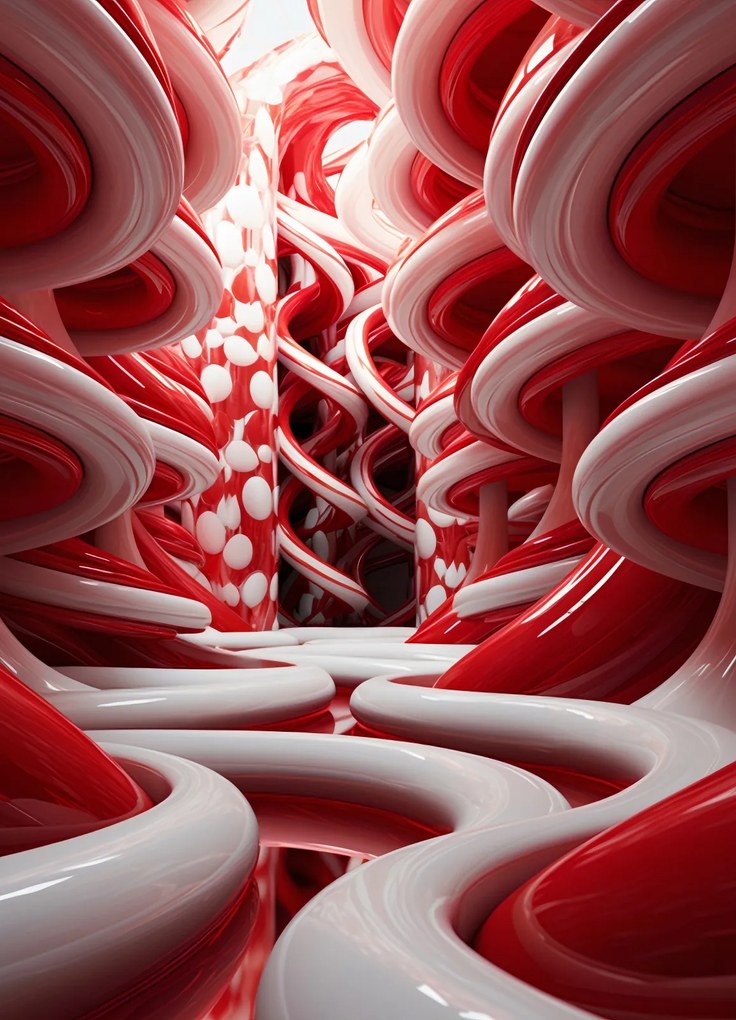 Poszter 13x18cm Vörös Örvények