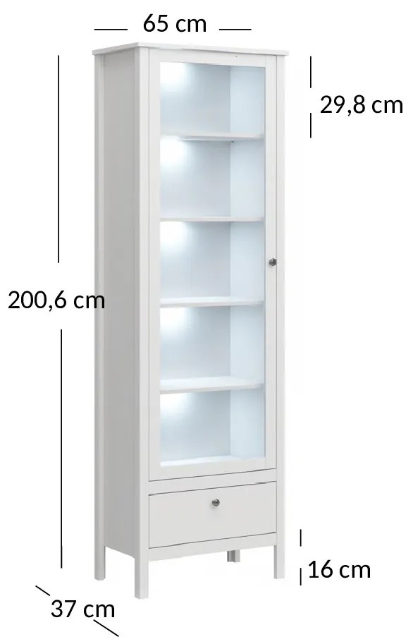 Vitrin Olna 1W1S (fehér). 1053153