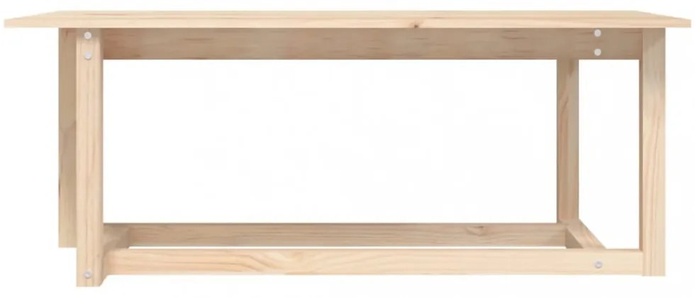 tömör fenyőfa dohányzóasztal 110 x 55 x 45 cm