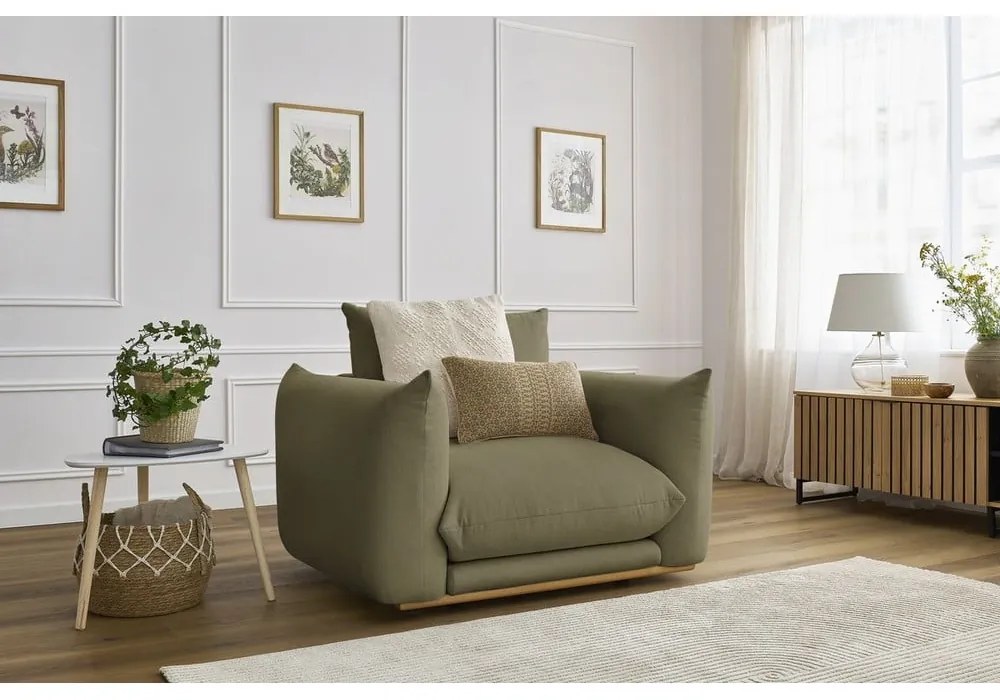 Világoszöld fotel Ernest – Bobochic Paris