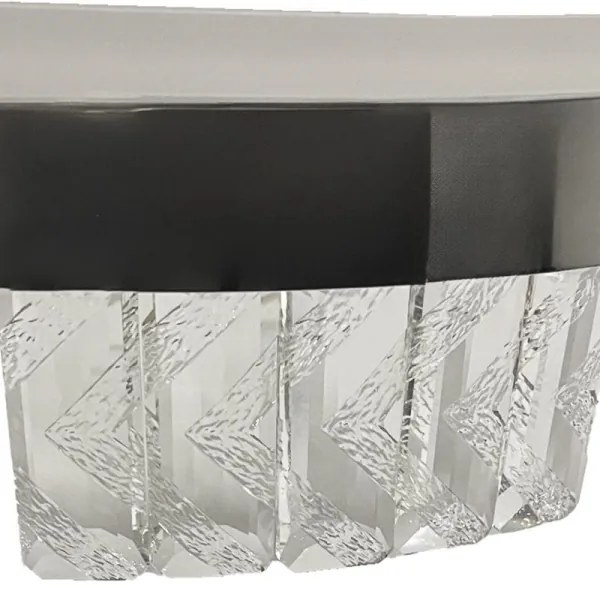 LED Dimmelhető felületre szerelhető csillár LED/75W/230V 3000-6500K króm + távirányítás