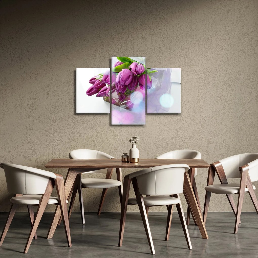 Kép - csokor tulipán (90x60 cm)