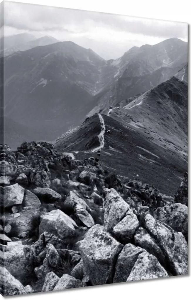 Vászonkép 60x80 A Tátra főcsúcsa